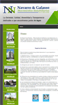 Mobile Screenshot of navarrogalasso.com